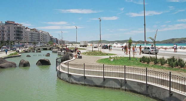 Praça das Águas em Cabo Frio 